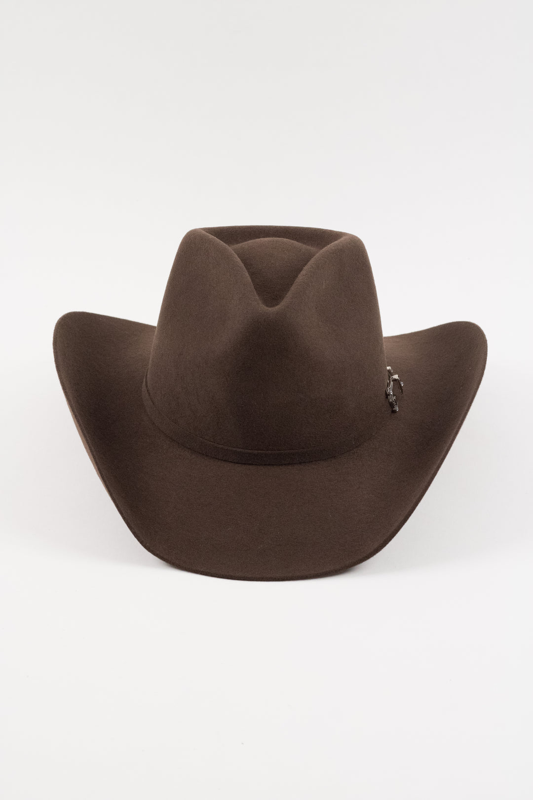 Lainey Merino Wool Western Hat - Chocolate