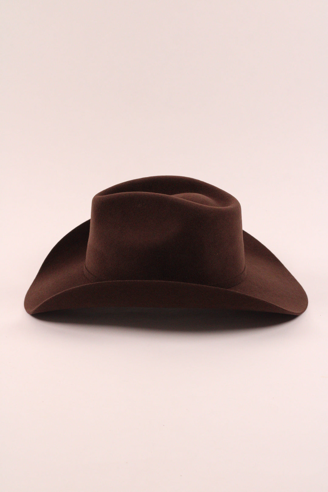 Lainey Merino Wool Western Hat - Chocolate