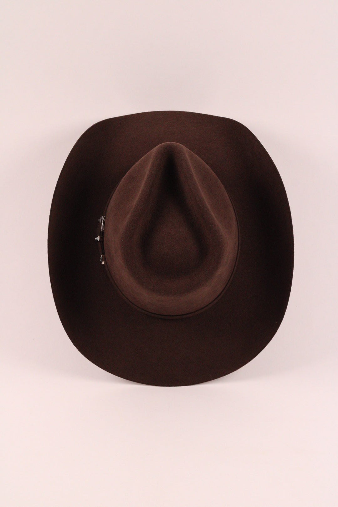 Lainey Merino Wool Western Hat - Chocolate