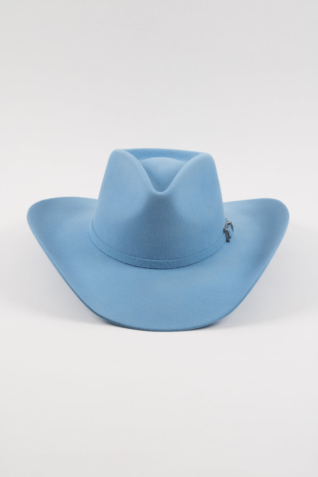 Lainey Merino Wool Western Hat - Sky Blue