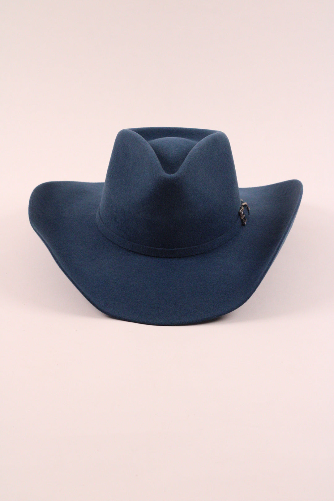 Lainey Merino Wool Western Hat - Peacock Blue