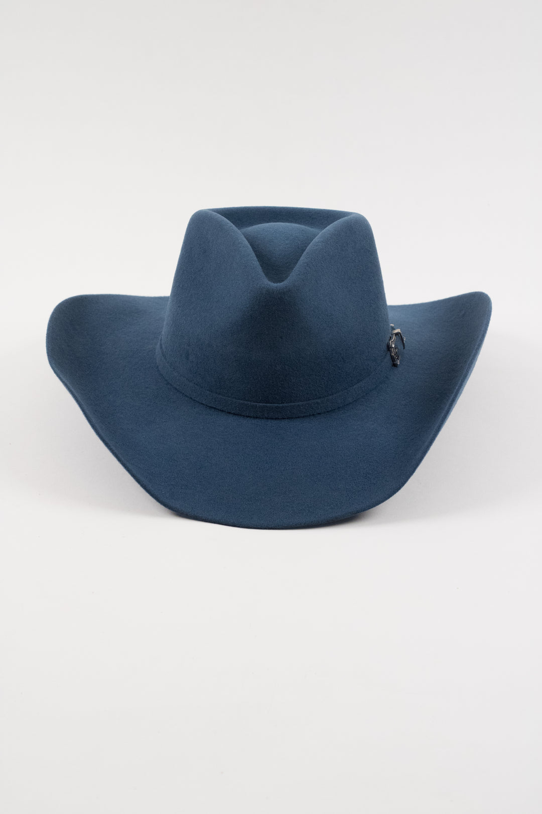 Lainey Merino Wool Western Hat - Peacock Blue