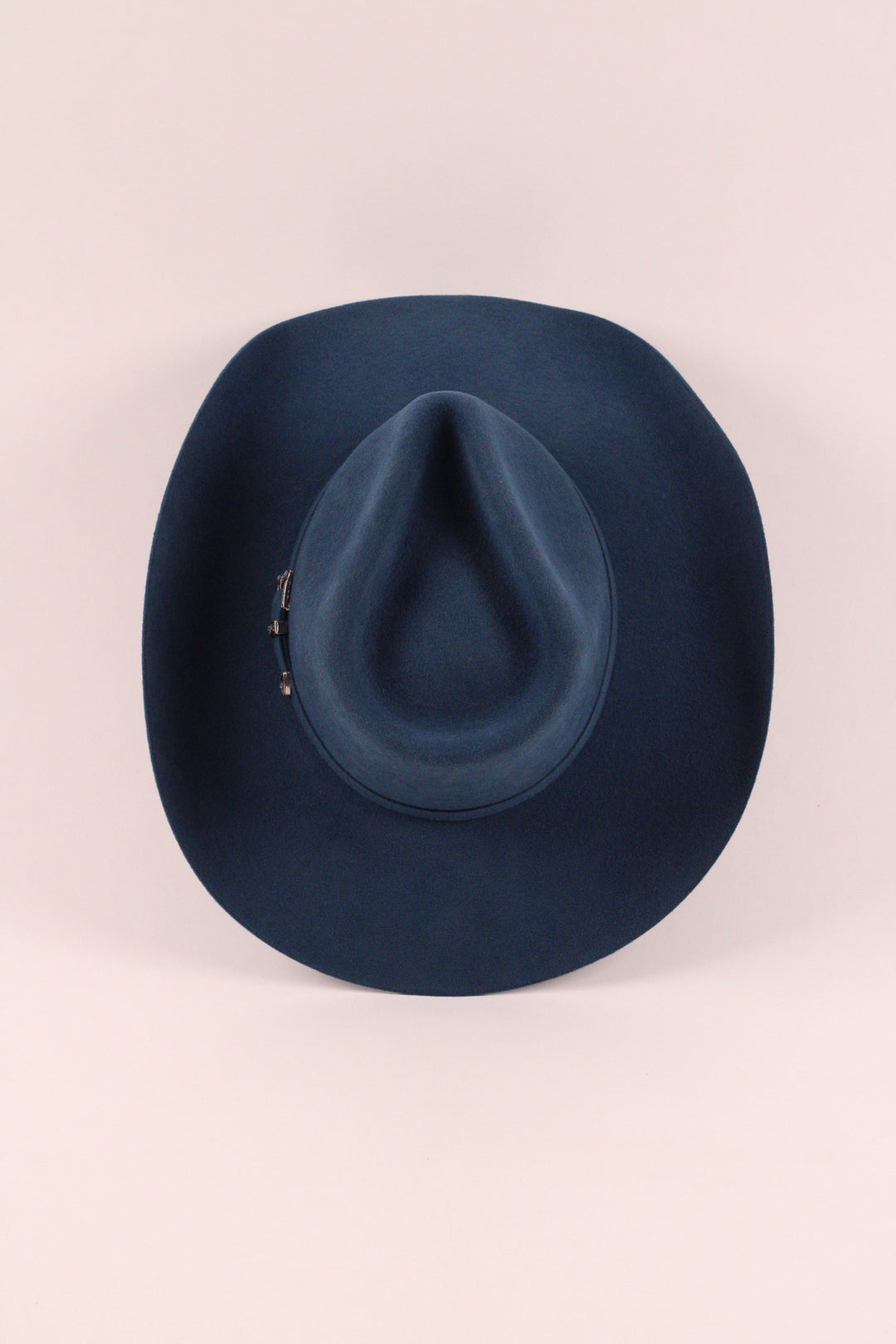 Lainey Merino Wool Western Hat - Peacock Blue