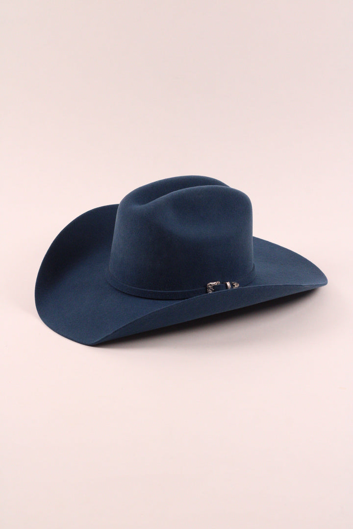 Wyatt Cowboy Hat - Peacock Blue