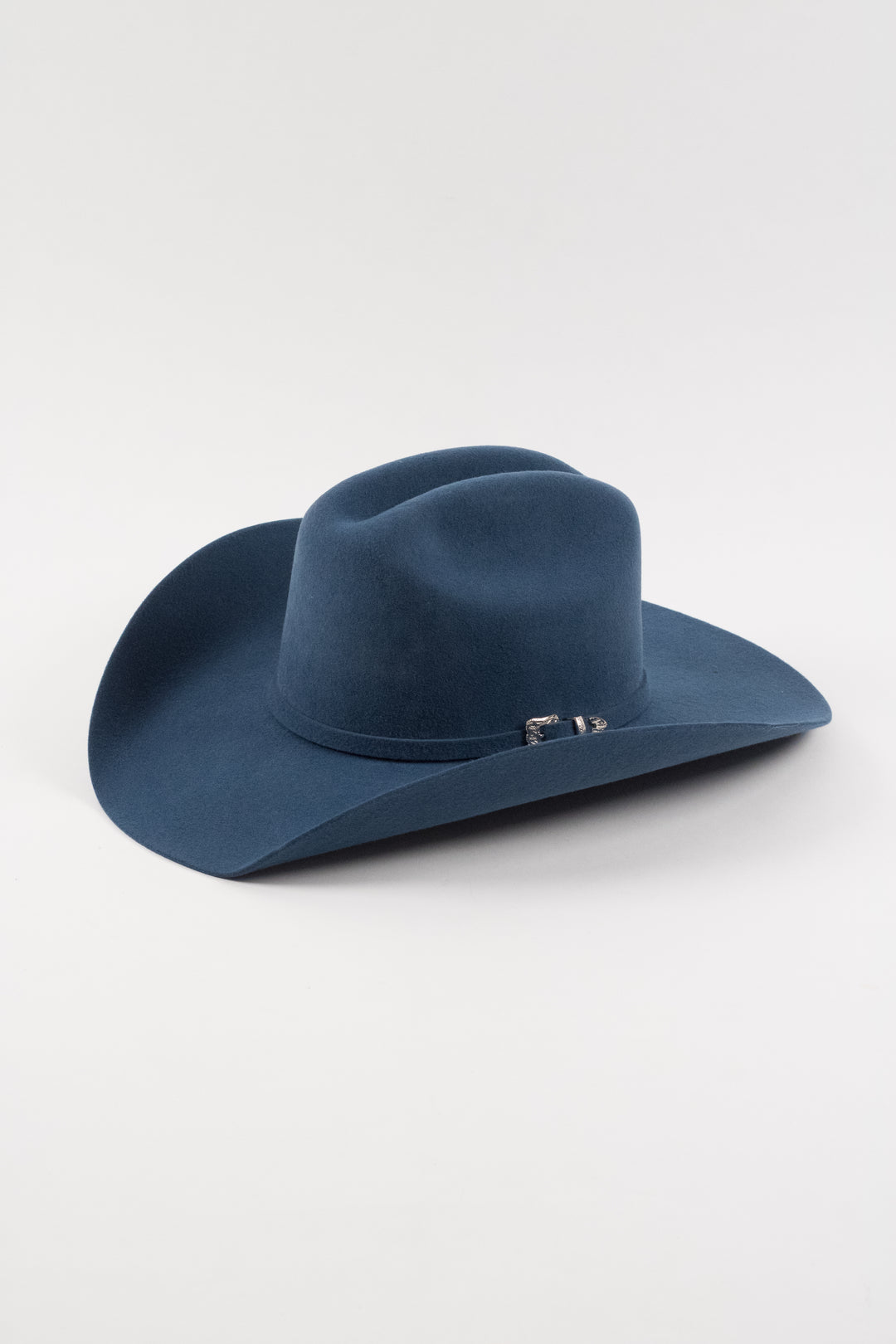 Wyatt Cowboy Hat - Peacock Blue