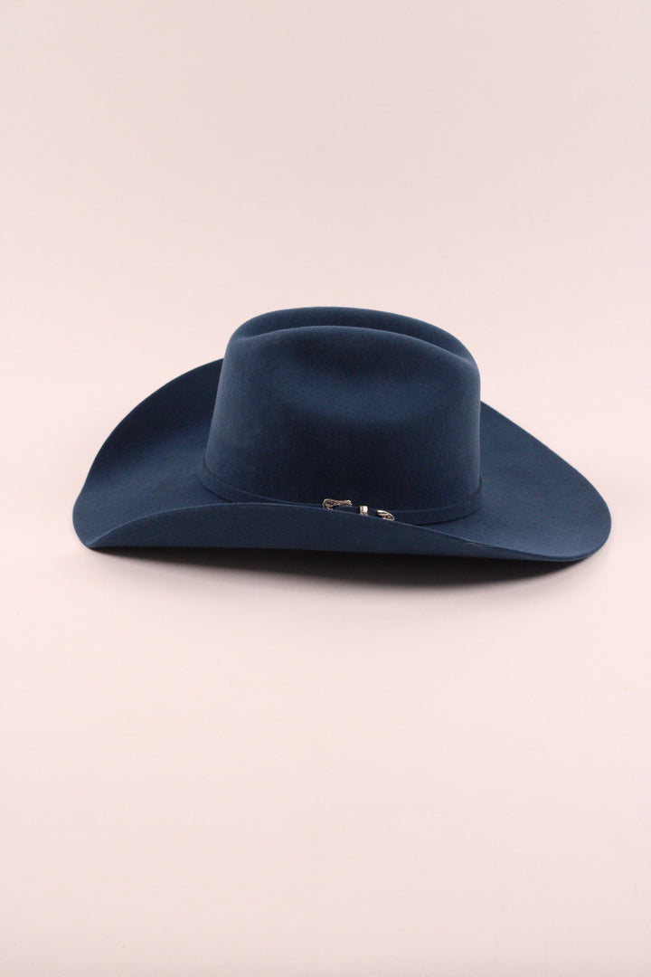 Wyatt Cowboy Hat - Peacock Blue