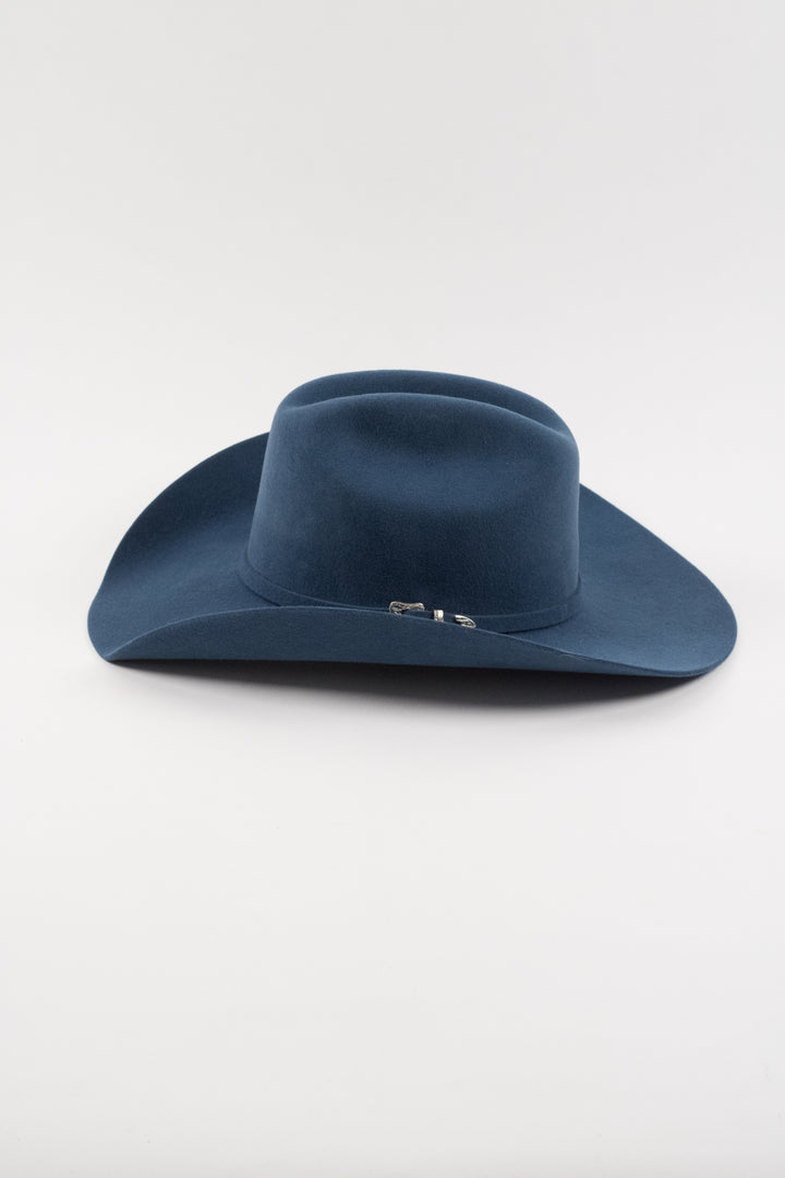 Wyatt Cowboy Hat - Peacock Blue