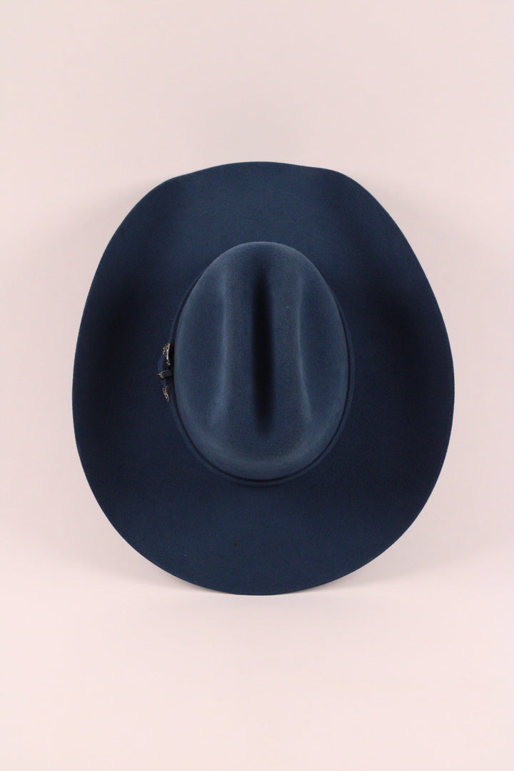 Wyatt Cowboy Hat - Peacock Blue
