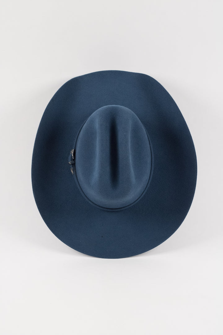 Wyatt Cowboy Hat - Peacock Blue