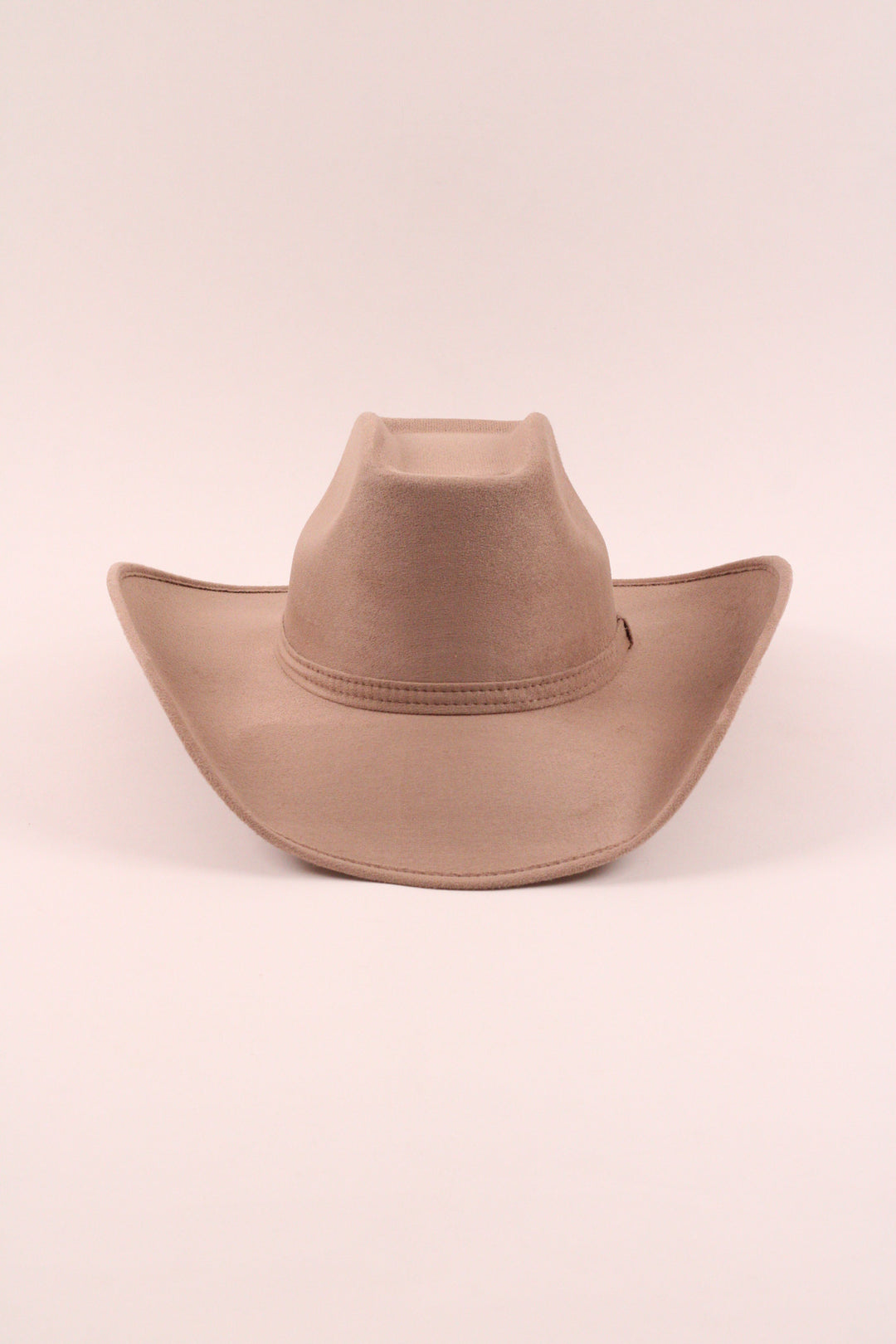 Brick Top Vegan Suede Cowboy Hat Classic - Mocha