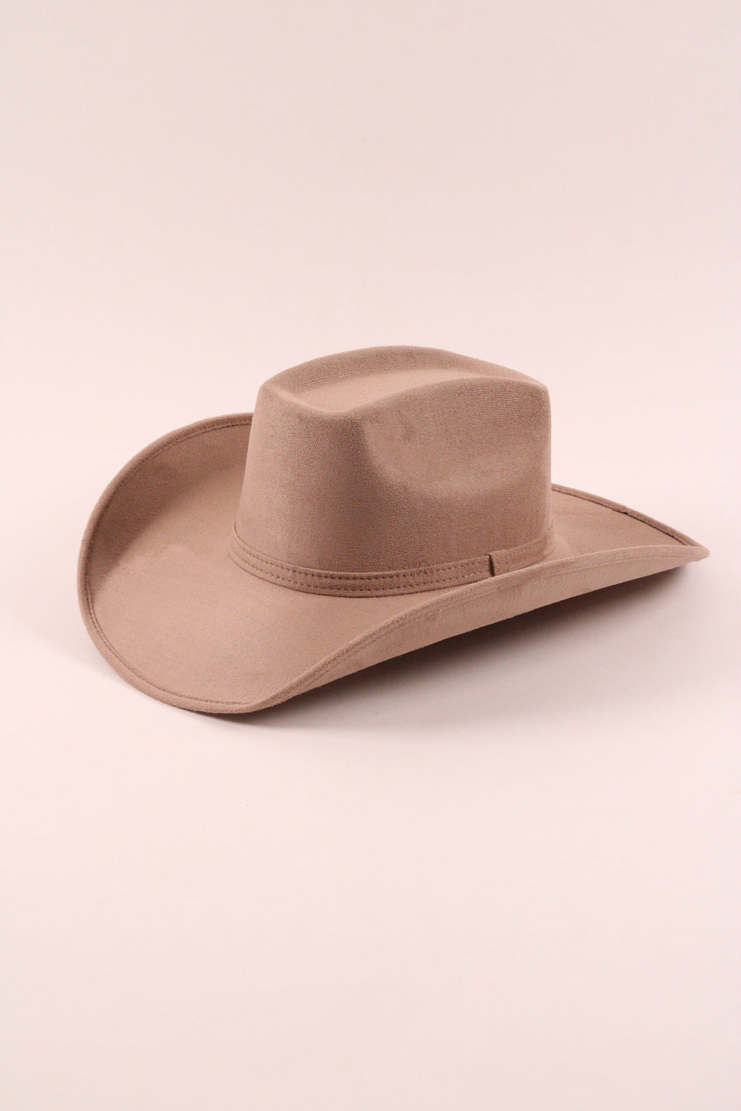 Brick Top Vegan Suede Cowboy Hat Classic - Mocha