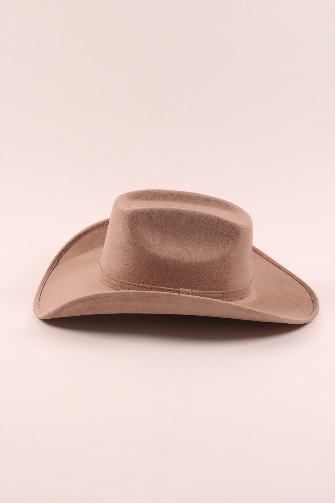 Brick Top Vegan Suede Cowboy Hat Classic - Mocha