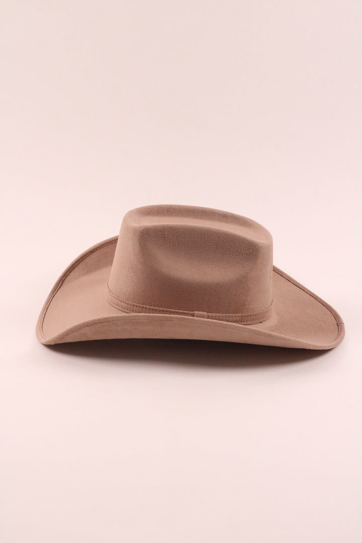 Brick Top Vegan Suede Cowboy Hat Classic - Mocha