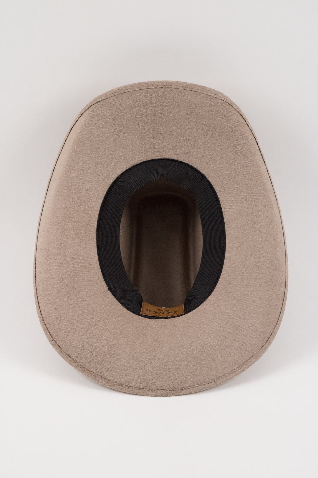 Brick Top Vegan Suede Cowboy Hat Classic - Sand