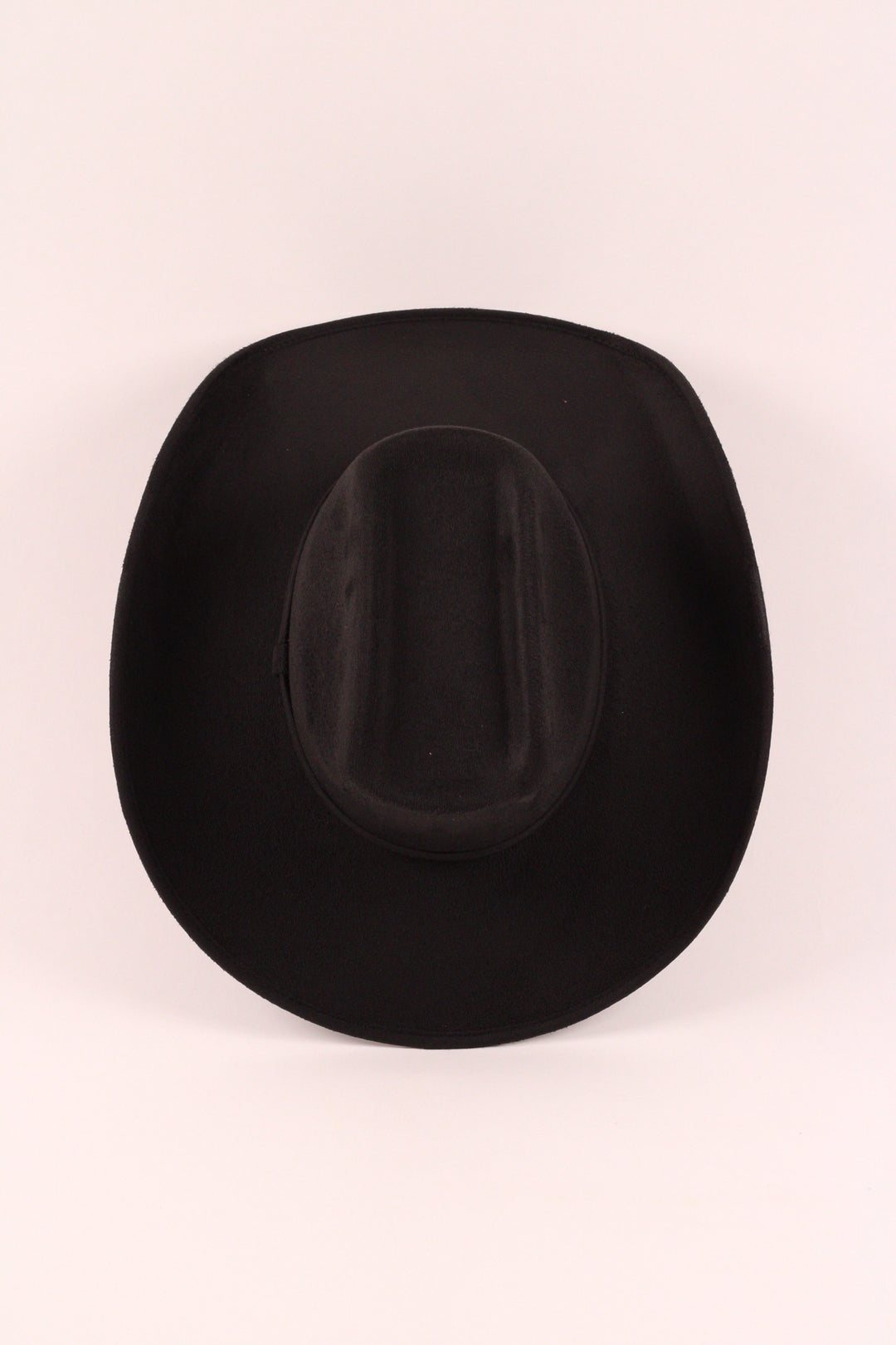 Brick Top Vegan Suede Cowboy Hat Classic - Black