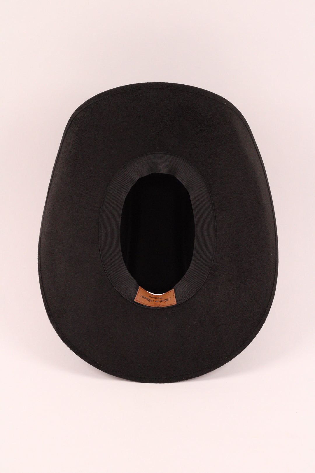 Brick Top Vegan Suede Cowboy Hat Classic - Black