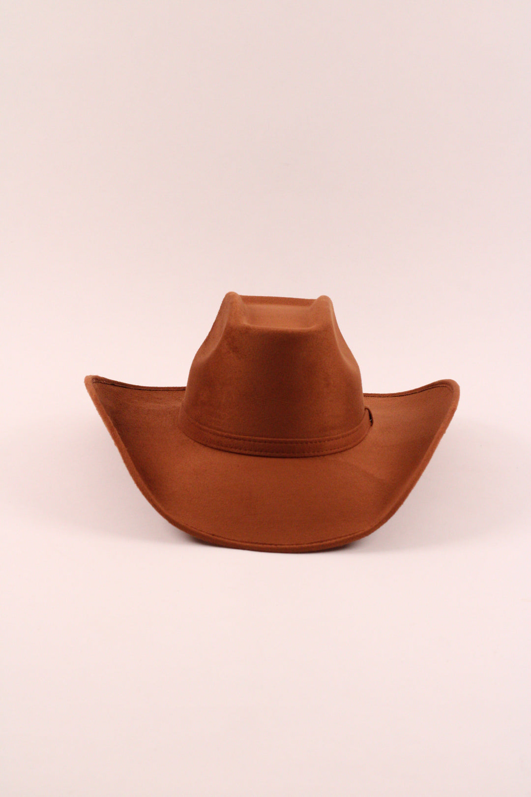 Brick Top Vegan Suede Cowboy Hat Classic - Caramel