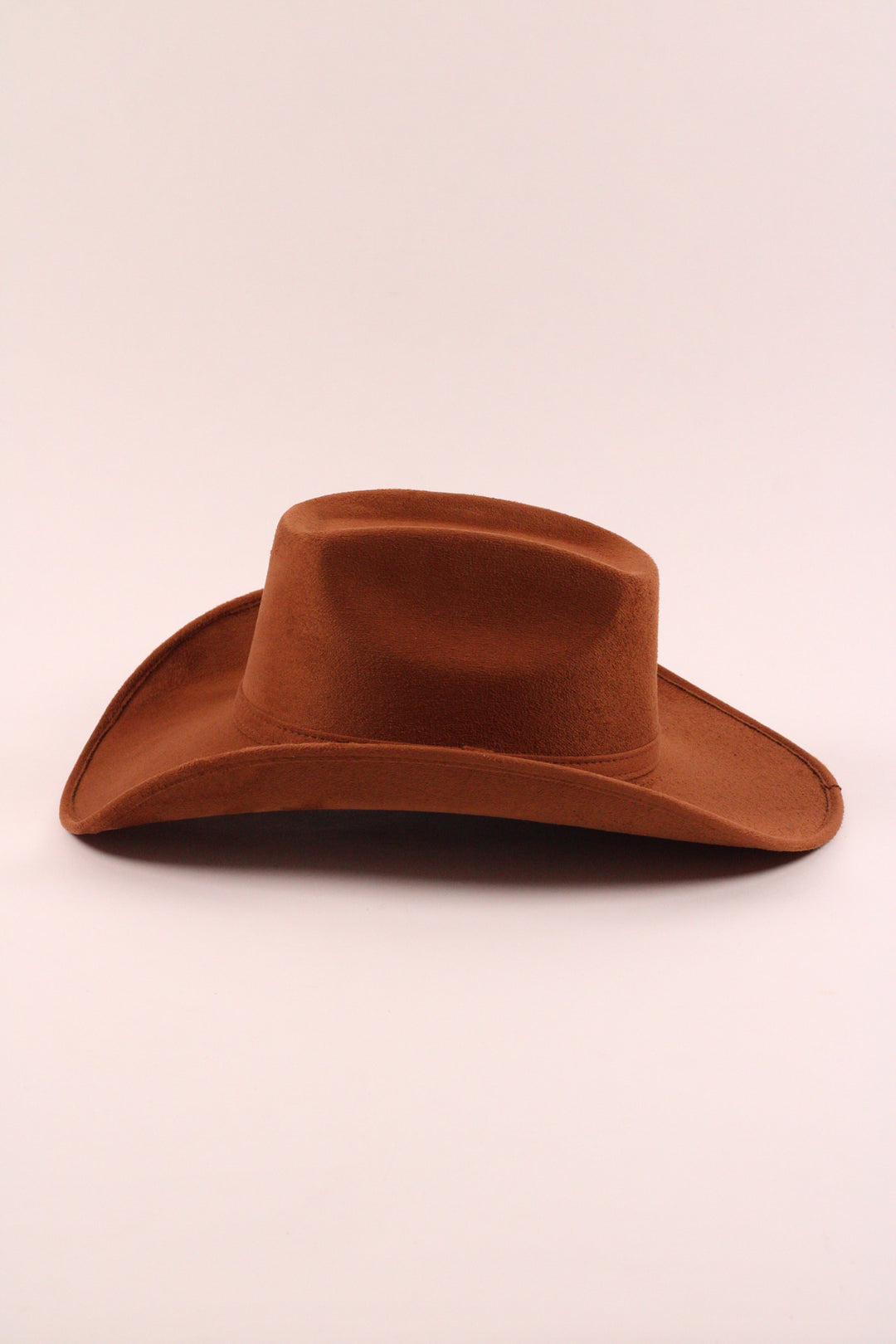 Brick Top Vegan Suede Cowboy Hat Classic - Caramel
