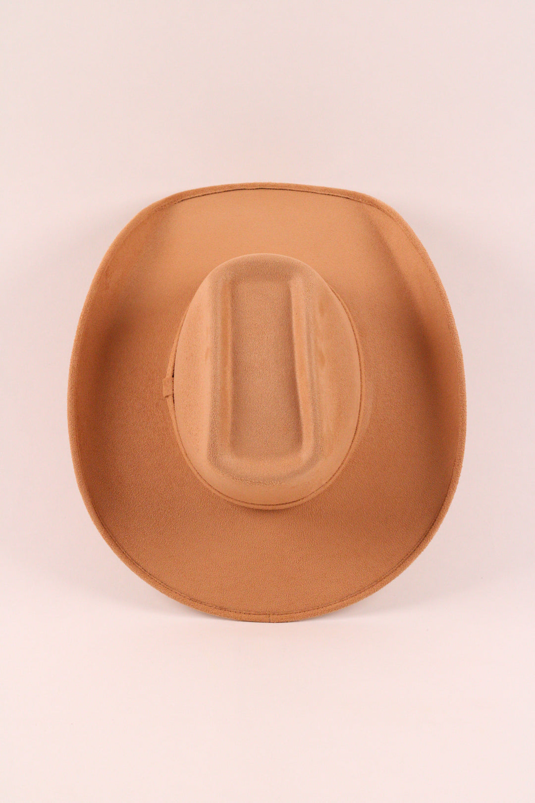 Brick Top Vegan Suede Cowboy Hat Classic - Cappuccino