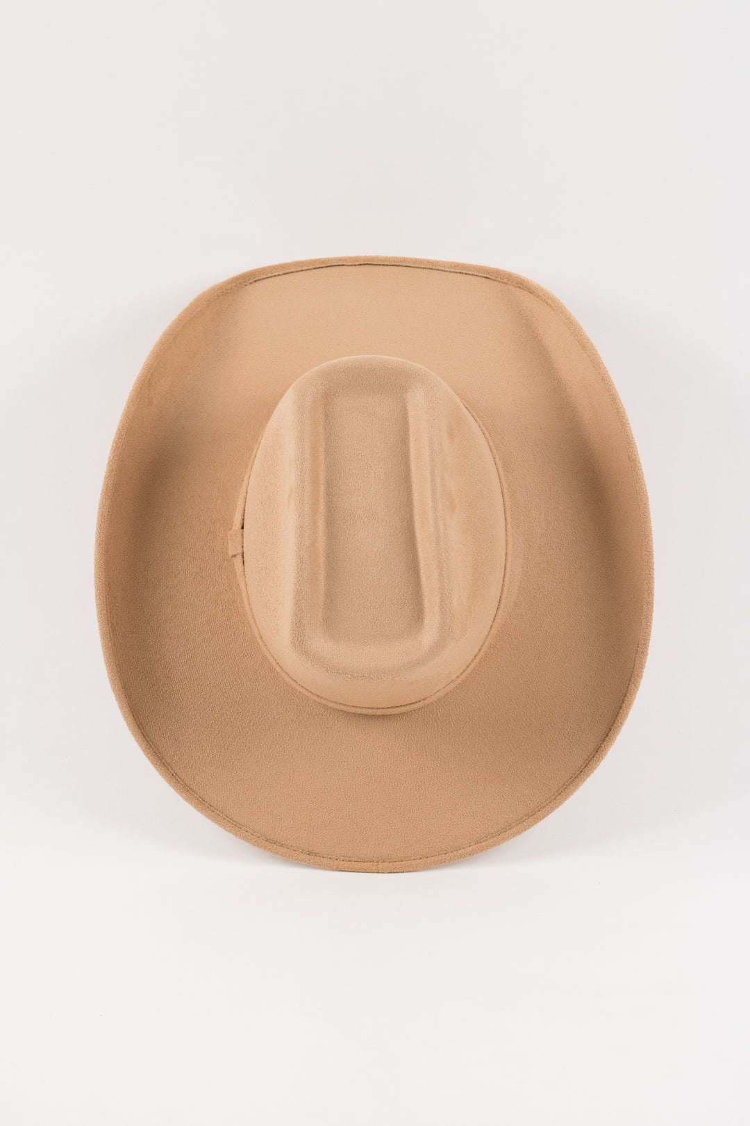 Brick Top Vegan Suede Cowboy Hat Classic - Cappuccino