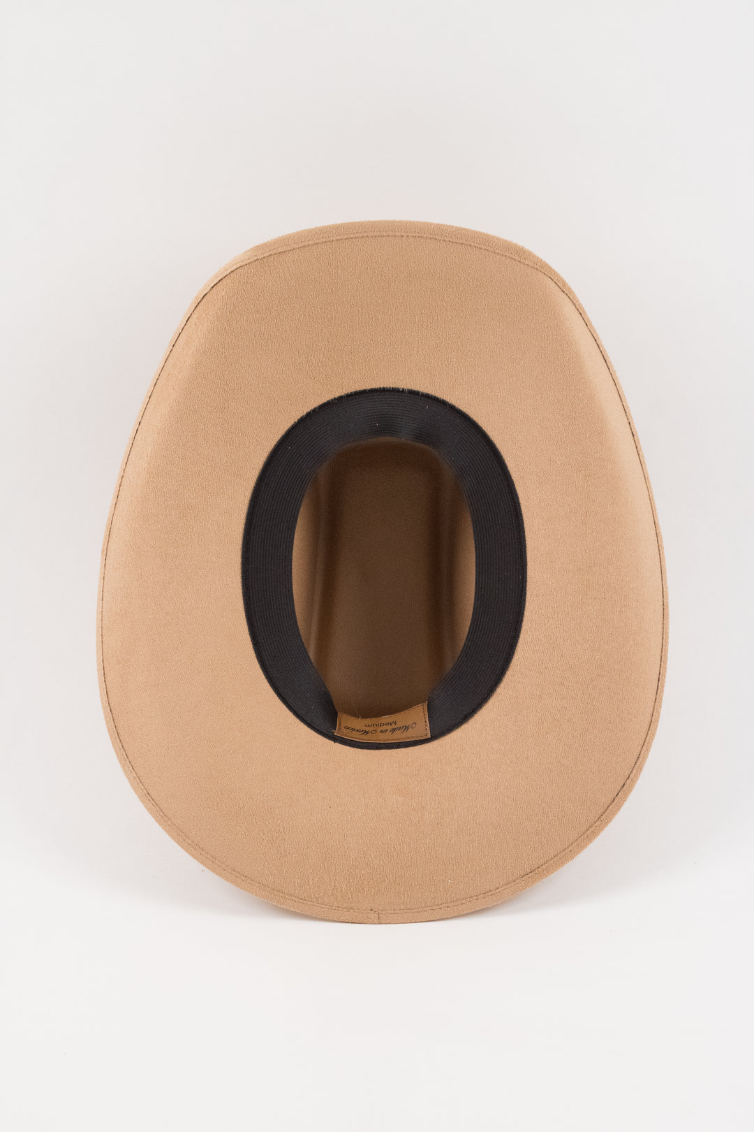 Brick Top Vegan Suede Cowboy Hat Classic - Cappuccino