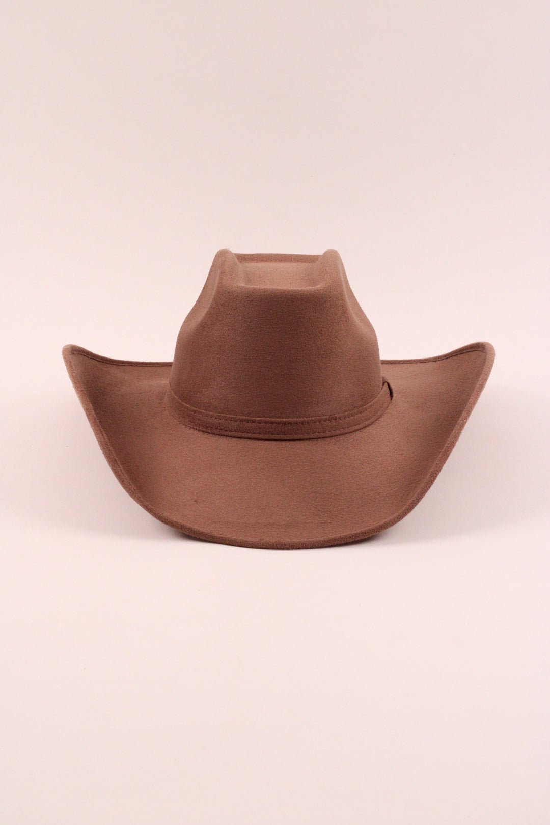Brick Top Vegan Suede Cowboy Hat Classic - Mocha