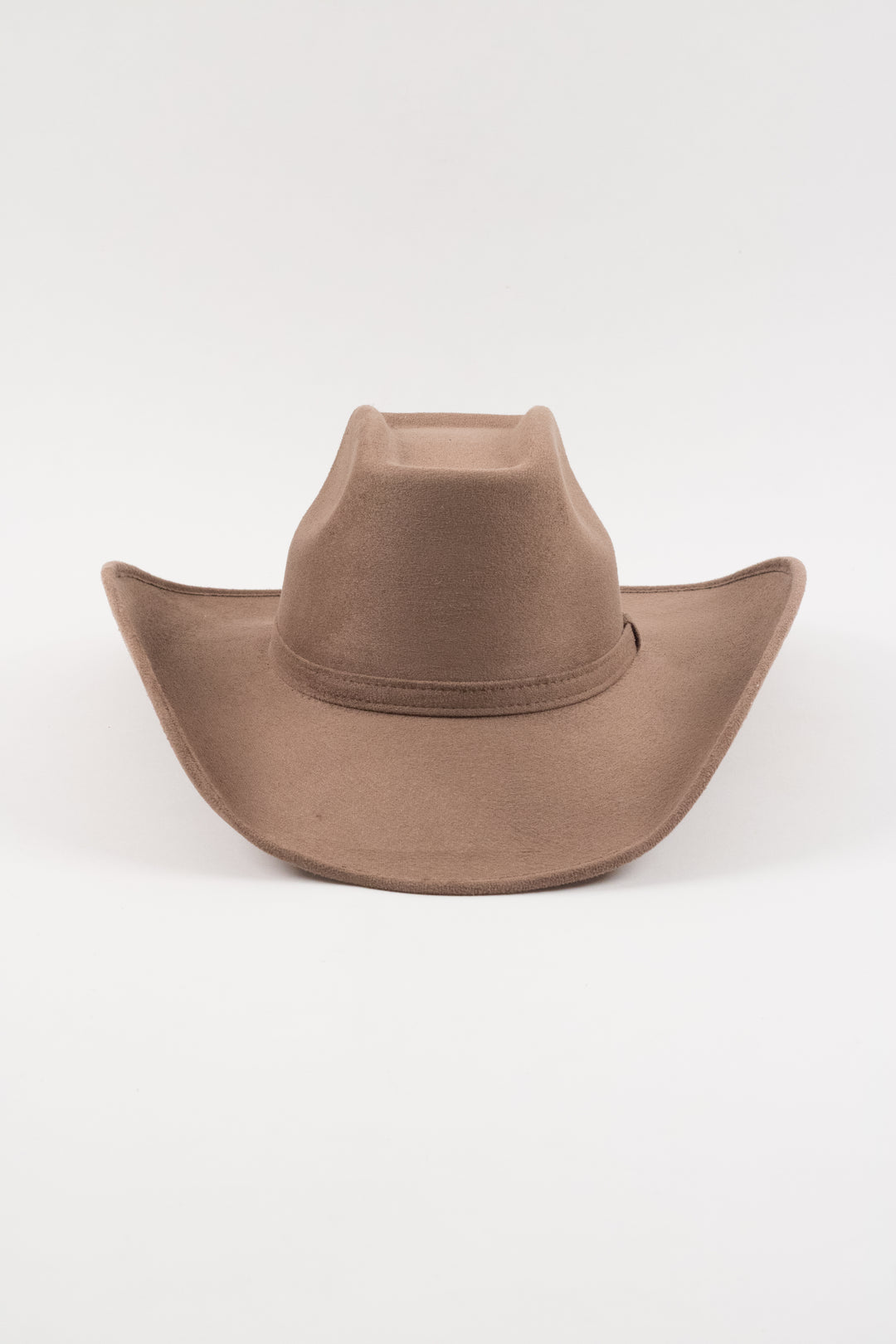 Brick Top Vegan Suede Cowboy Hat Classic - Mocha