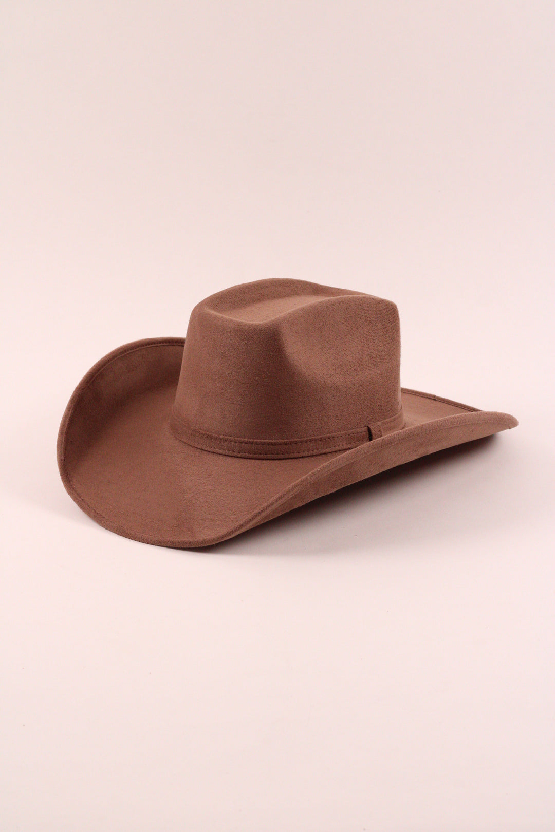 Brick Top Vegan Suede Cowboy Hat Classic - Mocha