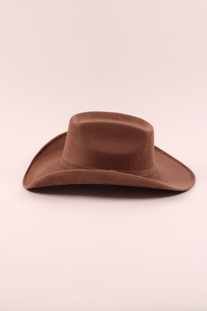 Brick Top Vegan Suede Cowboy Hat Classic - Mocha