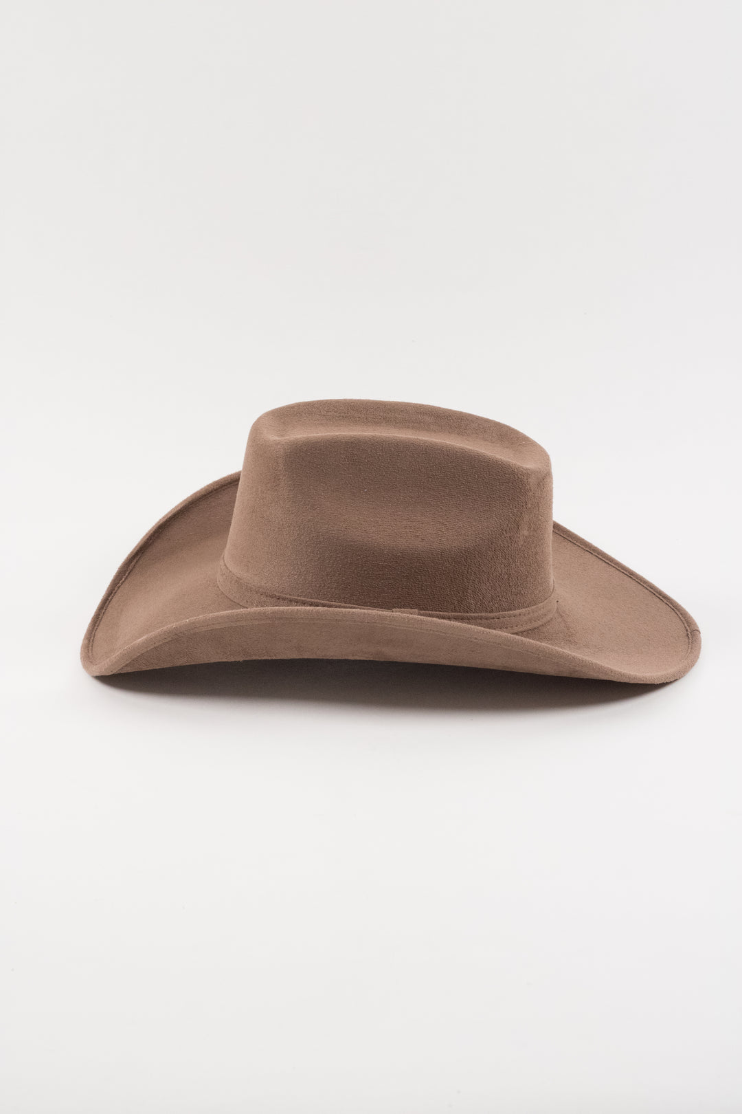 Brick Top Vegan Suede Cowboy Hat Classic - Mocha