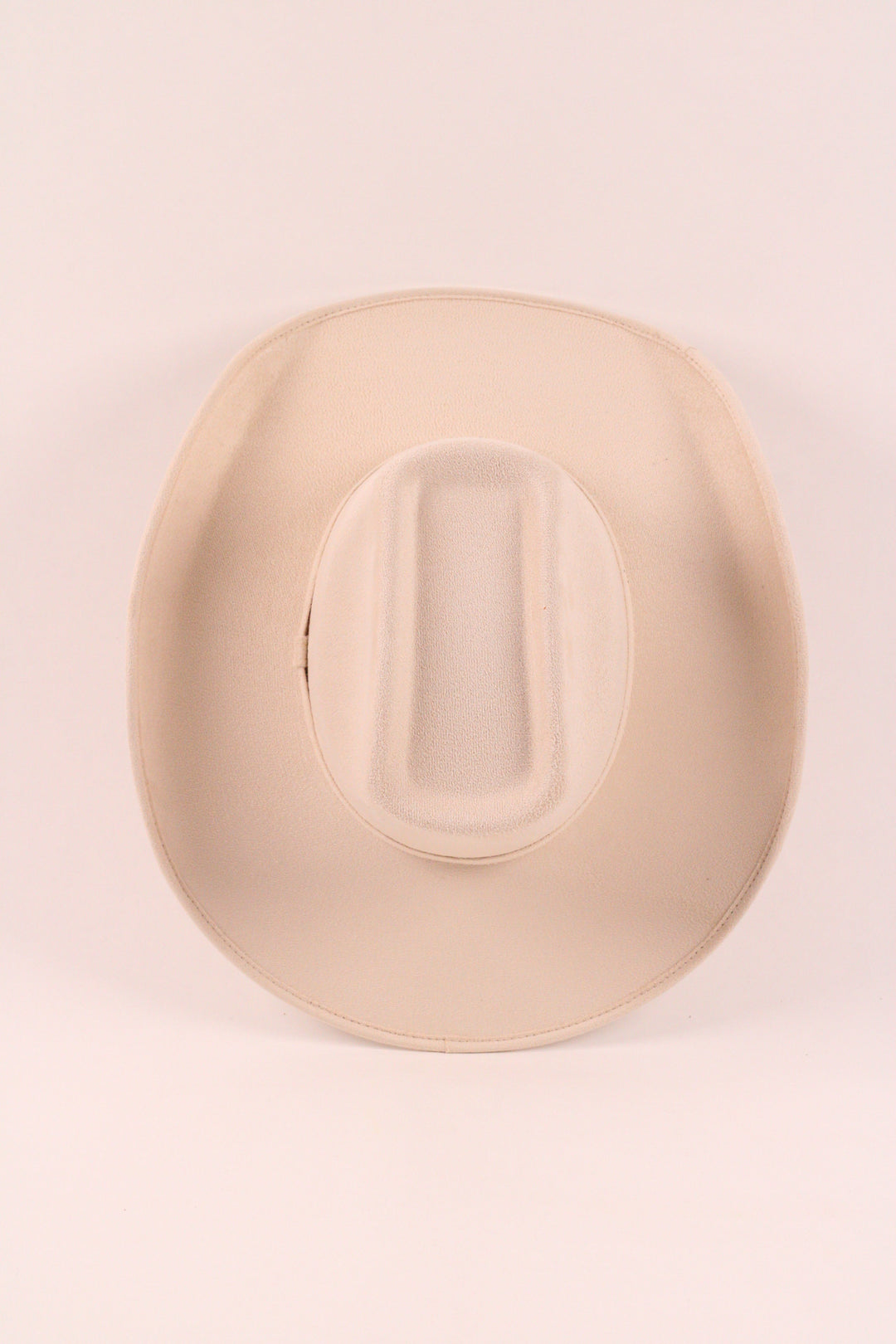 Brick Top Vegan Suede Cowboy Hat Classic - Ivory