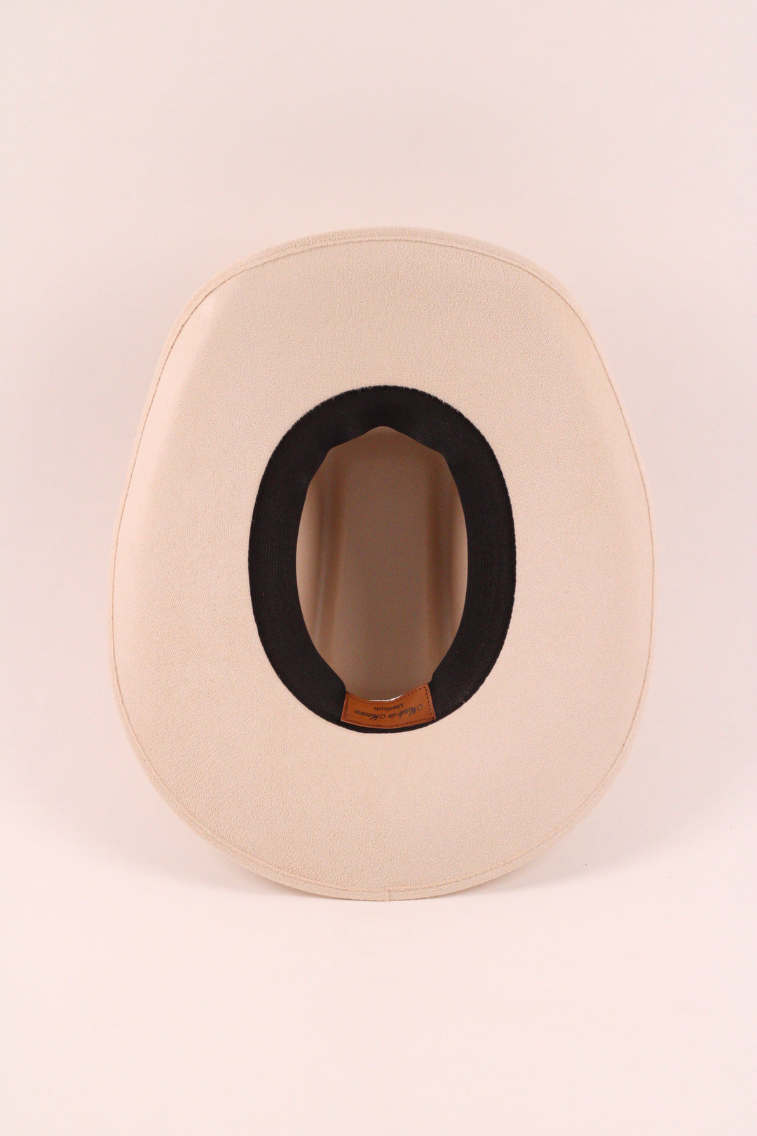 Brick Top Vegan Suede Cowboy Hat Classic - Ivory