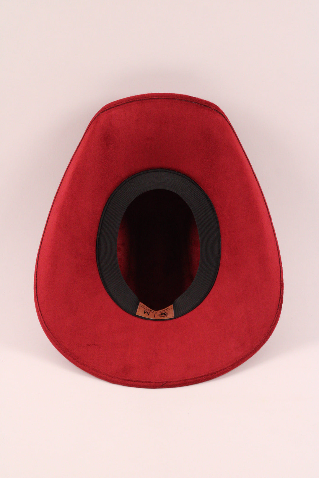 Austin Vegan Suede Cowboy Hat Classic - Burgundy