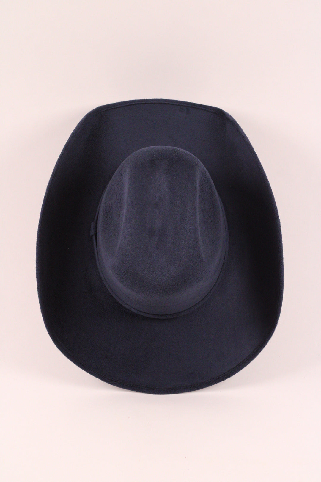 Austin Vegan Suede Cowboy Hat Classic - Navy