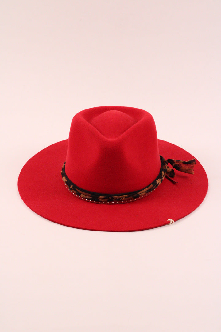 The Romie Rancher - Wool Felt - Red
