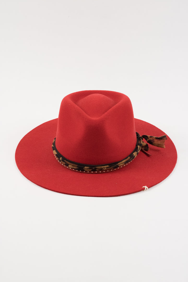 The Romie Rancher - Wool Felt - Red