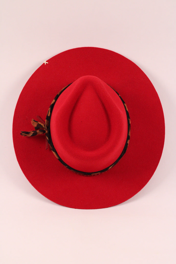 The Romie Rancher - Wool Felt - Red