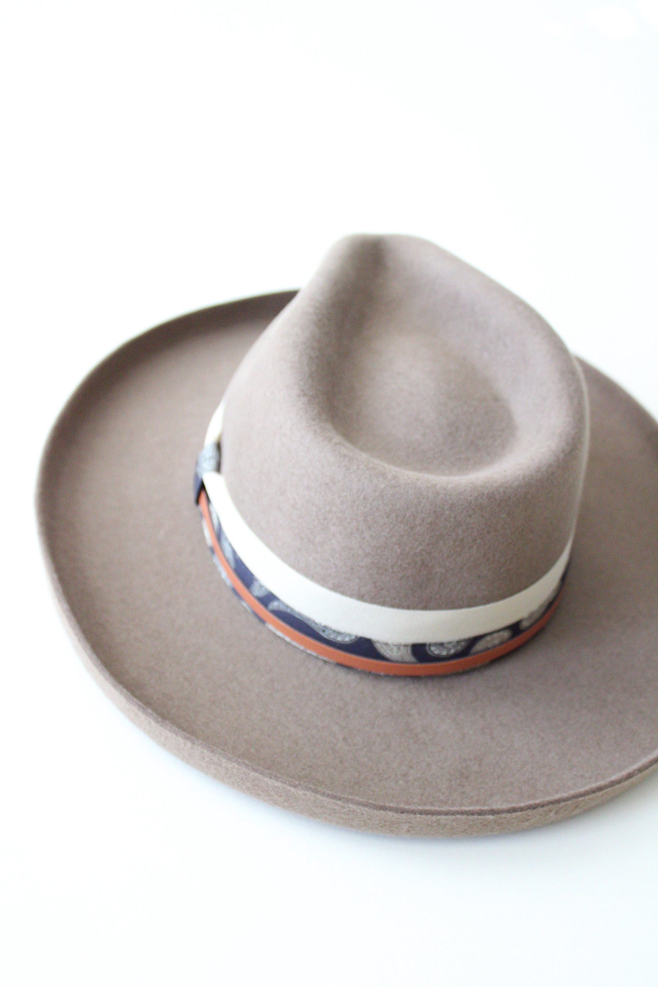 The Gypsy Wool Felt Pencil Brim - Taupe