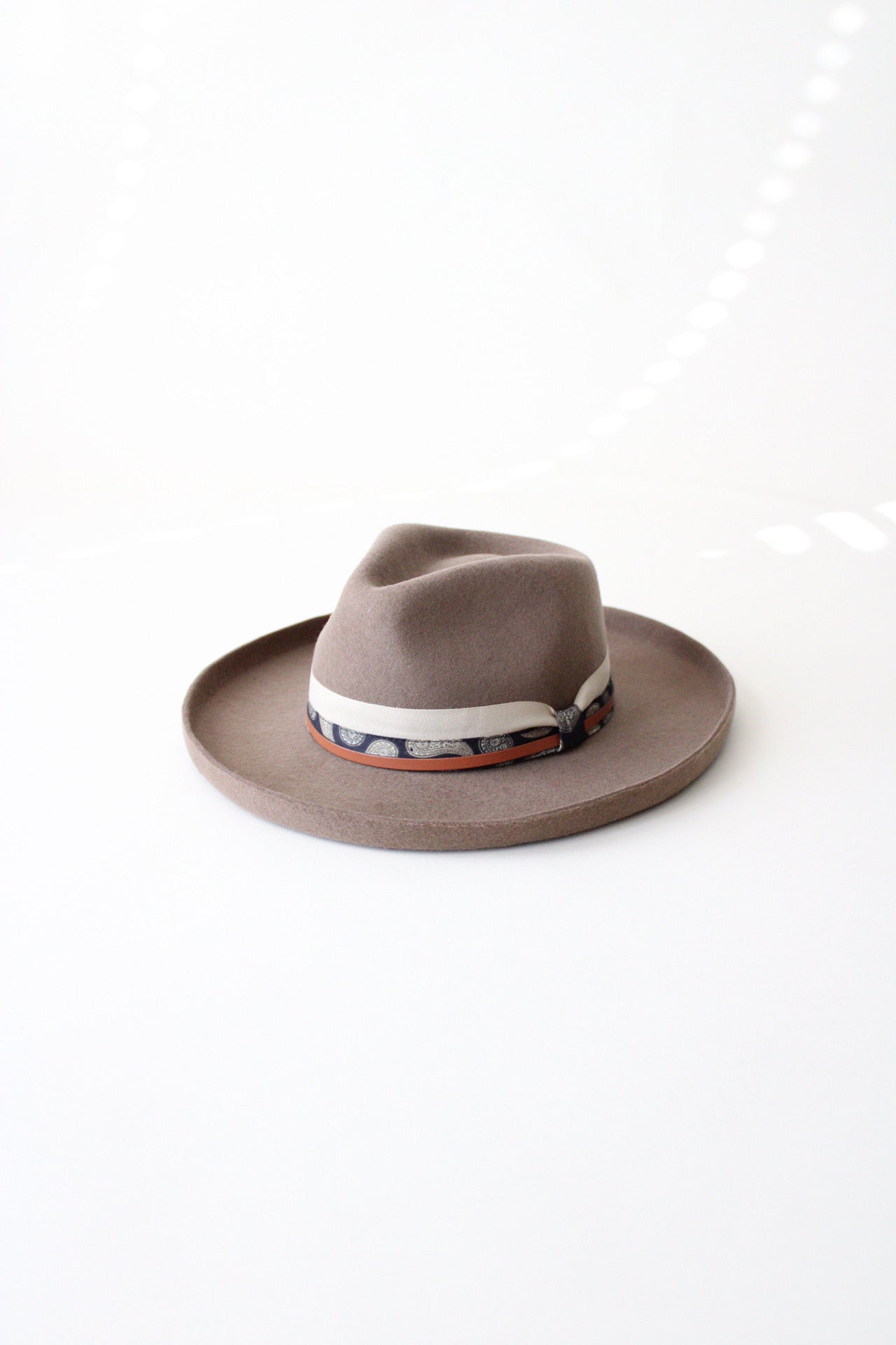 The Gypsy Wool Felt Pencil Brim - Taupe