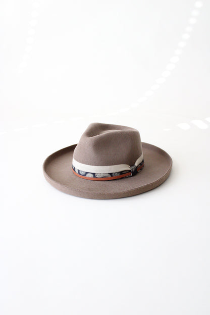 The Gypsy Wool Felt Pencil Brim - Taupe