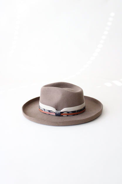 The Gypsy Wool Felt Pencil Brim - Taupe