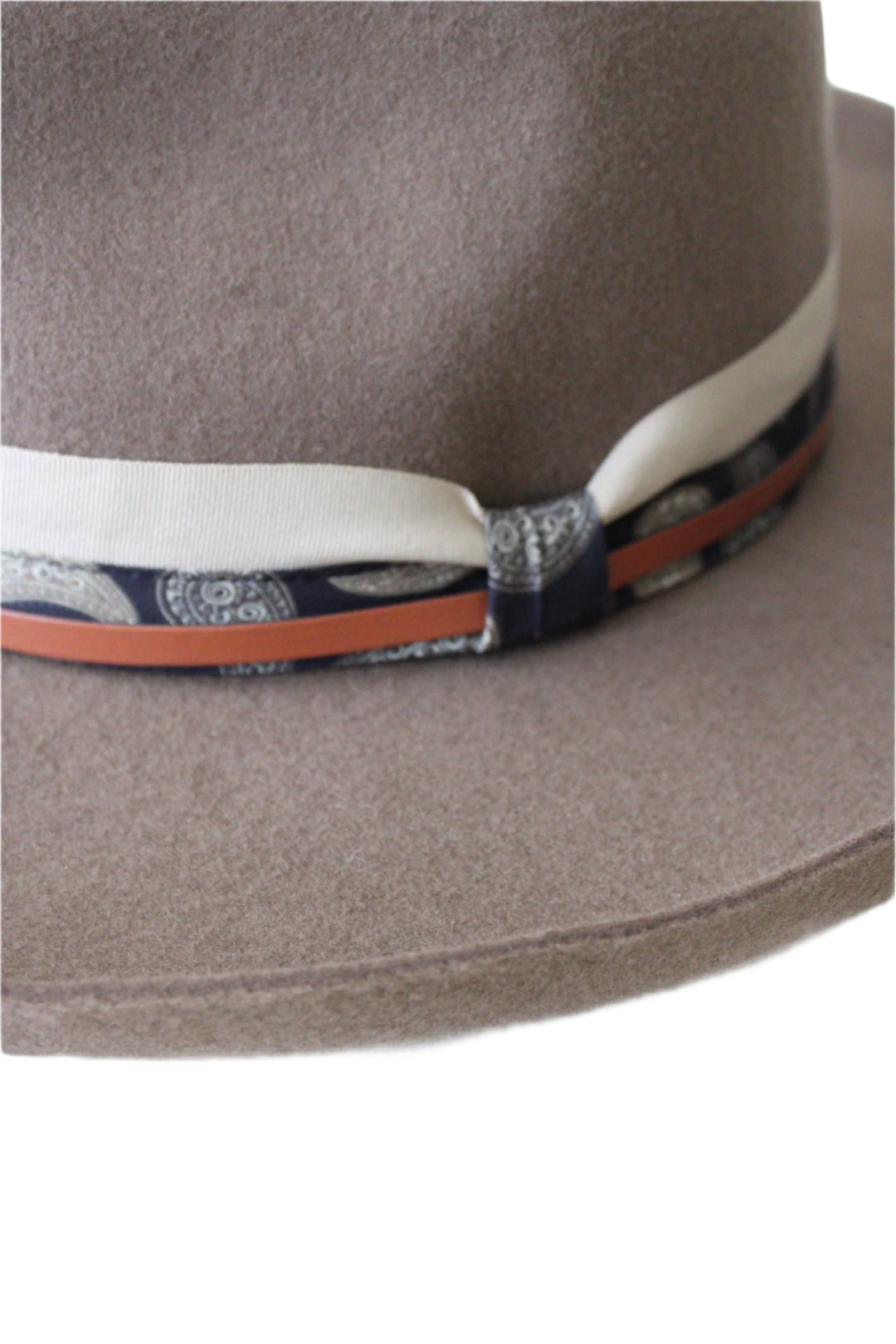 The Gypsy Wool Felt Pencil Brim - Taupe