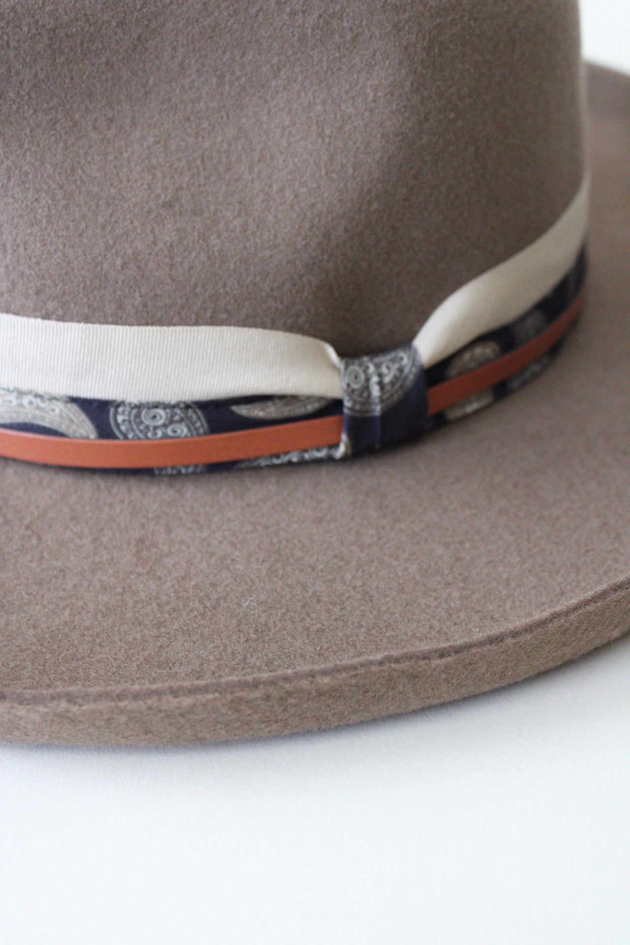 The Gypsy Wool Felt Pencil Brim - Taupe