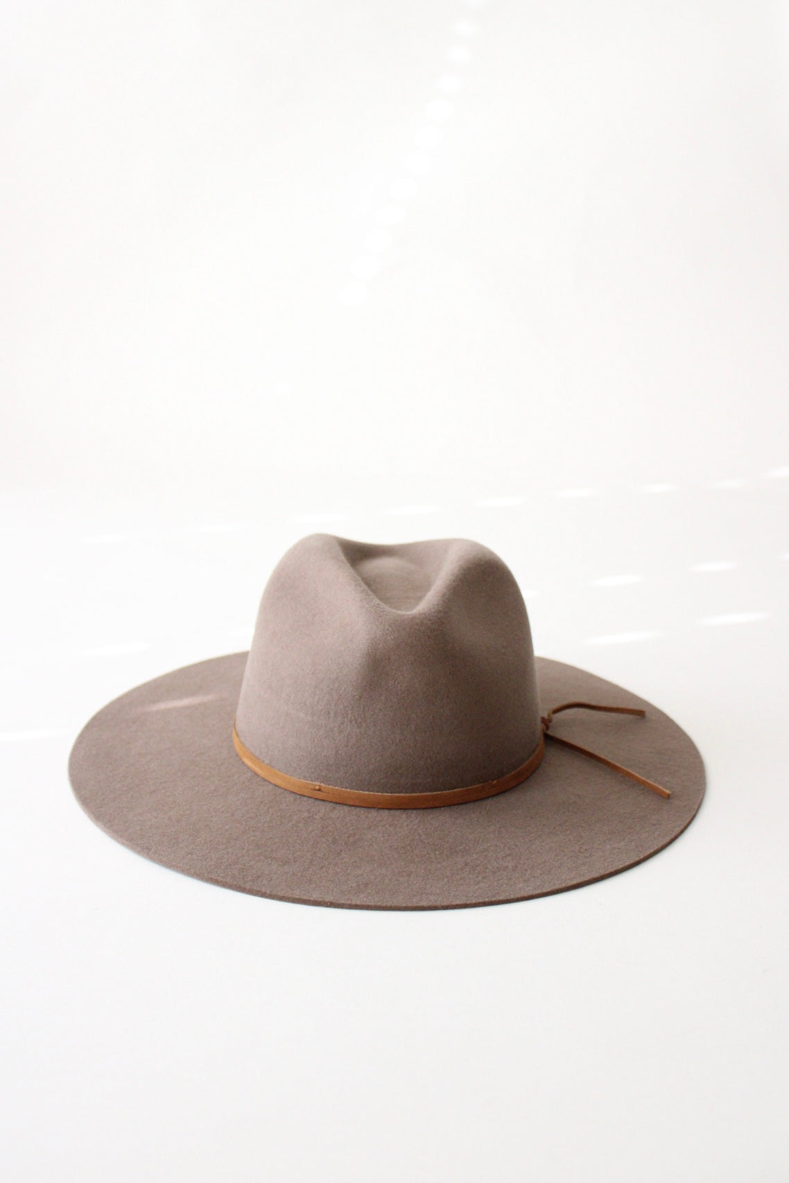 The Beverly Rancher Hat - Wool Felt - Khaki