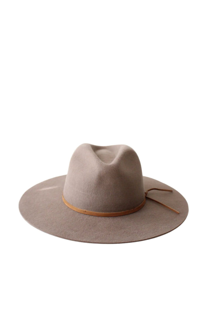 The Beverly Rancher Hat - Wool Felt - Khaki