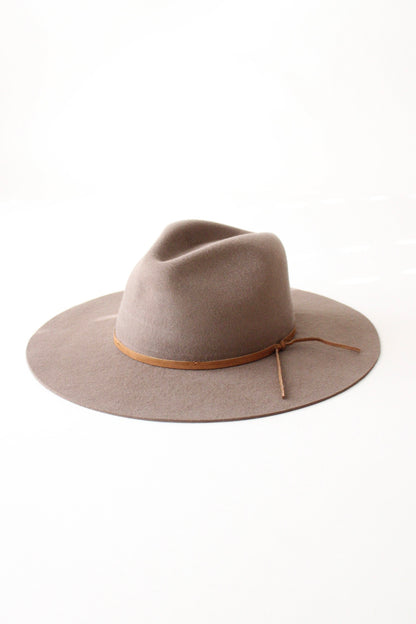 The Beverly Rancher Hat - Wool Felt - Khaki