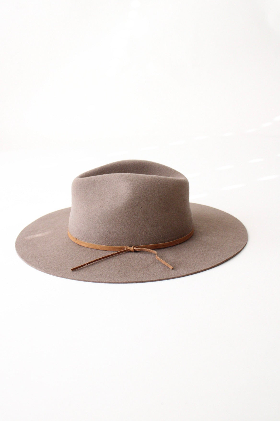 The Beverly Rancher Hat - Wool Felt - Khaki