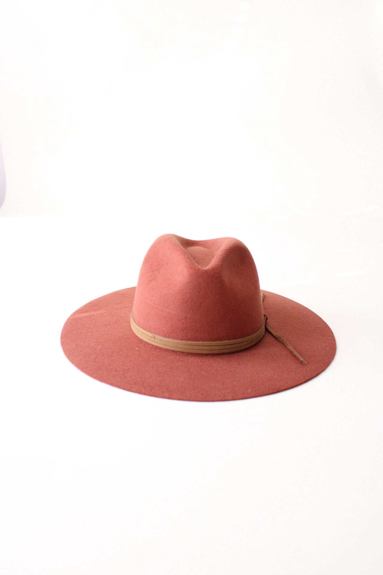 The Beverly Rancher Hat - Wool Felt - Brick