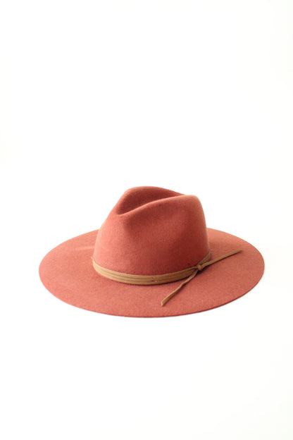 The Beverly Rancher Hat - Wool Felt - Brick