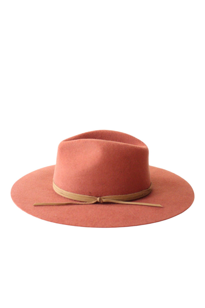 The Beverly Rancher Hat - Wool Felt - Brick